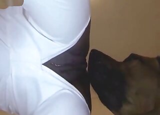 Big, bad animal fucking a black beauty here