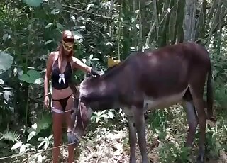 Hot pornographic scene with a really sexy beast