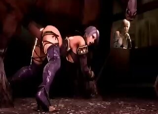 Fantastic bestiality animation with taboo action